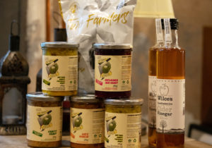 Larder, food gifts at Honeysuckle Wood, Monmouth